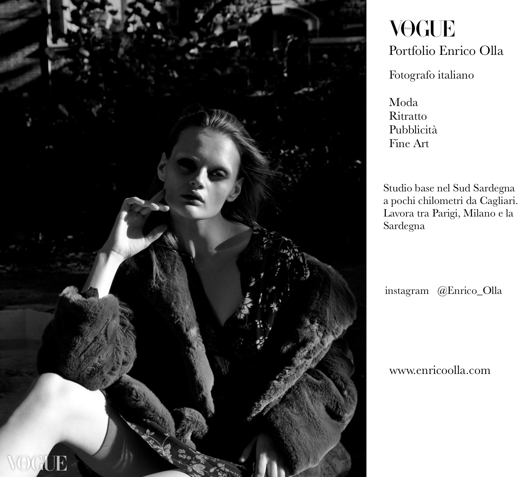 Enrico Olla Fotografo di Moda | Cagliari Paris Milano